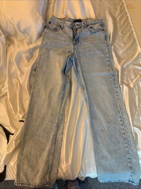 Aeropostale Light Blue Wide Leg Jeans